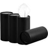 4 PCS Car Tissues Holder, Car Cup Holder Refillable Travel Tissues Tube With Facial Tissues, Portable Cylinder Round Tissue Boxes Container Decor For