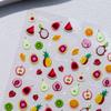 Cyansea Trendy Fruit-Colored Jelly Nail Art Stickers for DIY Decoration