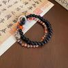 Chinese Aesthetics! National Style Safety Buckle Beaded Bracelet Women's 2025 New Stone Bracelet Couple Jewelry Tide
