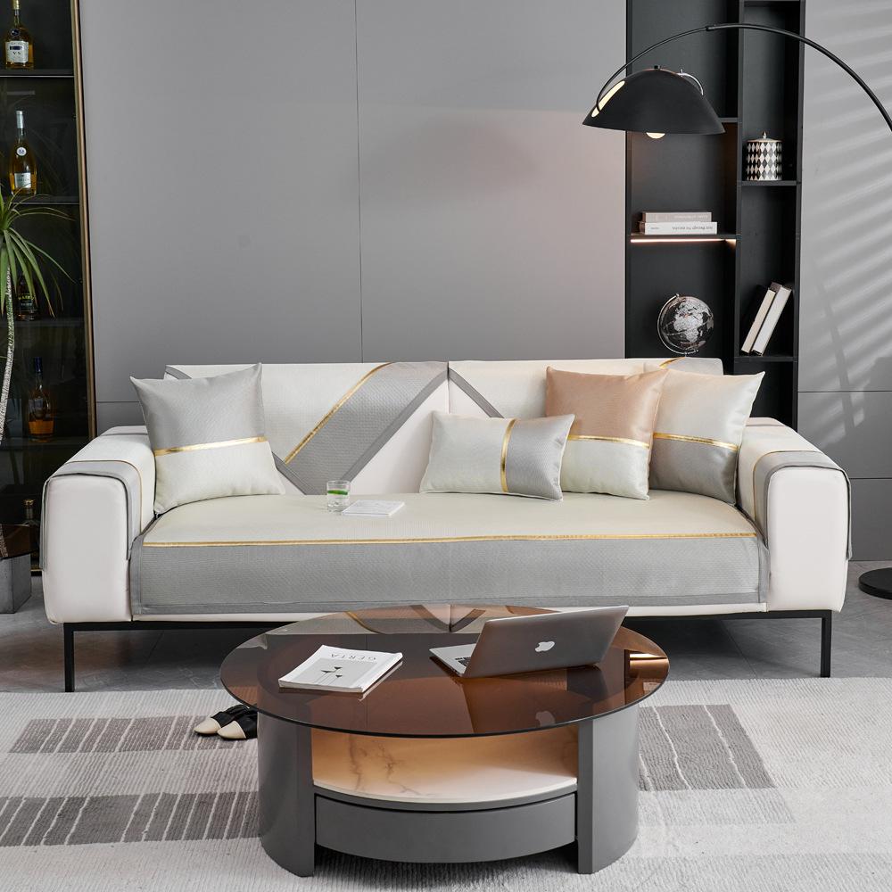 Sofa Cushion Summer Light Luxury Sofa Cushion Sofa Cushion Summer Mat New Cover Cloth Leather Sofa Cover Towel