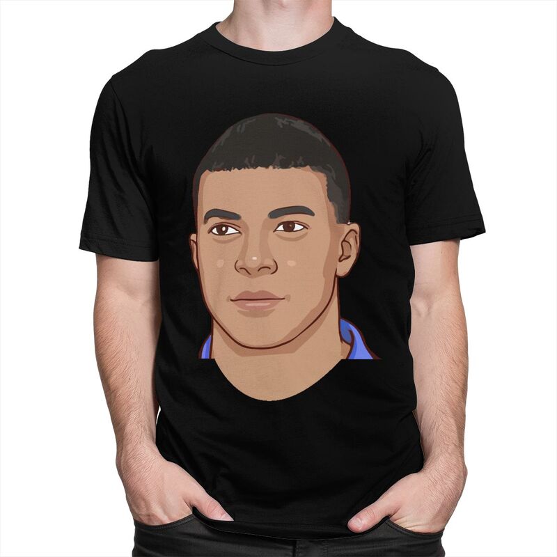 Custom Classic Soccer Gift Mbappes Meme T Shirt Men ShortSleeve Football Lover Tee Tops Pure Cotton Oversized Tshirts Merch