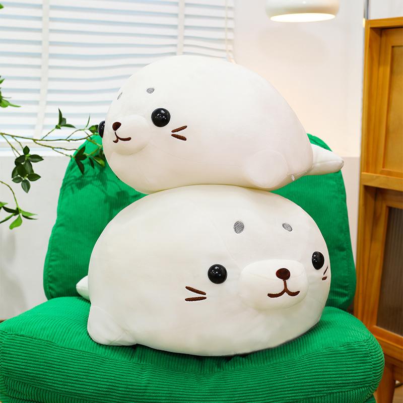 Simulated seal plush toy throw pillow marine animal sea lion doll children's doll grab machine doll