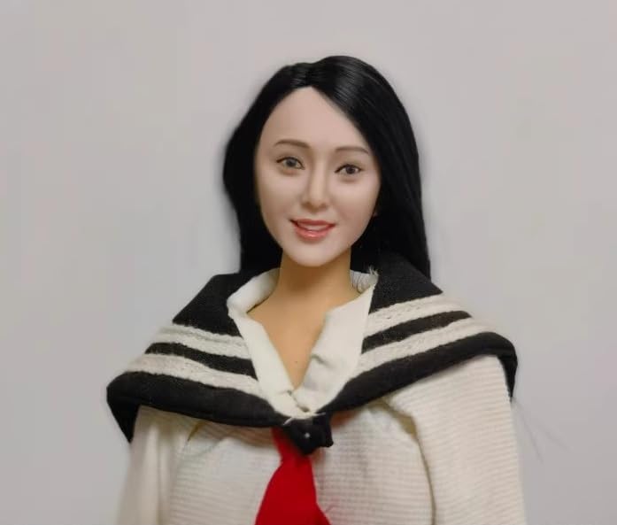 

Игрушки и Хобби масштабная фигурка, совместимая с TBLeague жемчужно-белая JK старшая школа улыбающаяся красивая черные длинные азиатская красота женская голова и