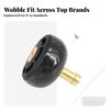Fishing Reel Replacement Handle Metal with Knob Practical
