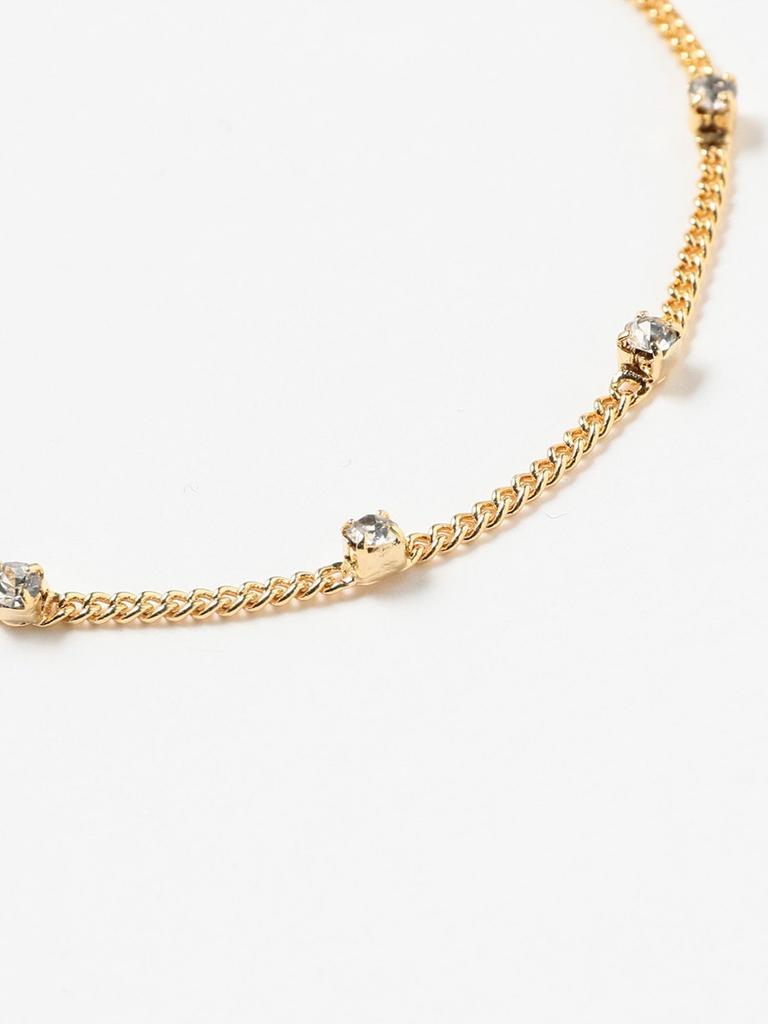 Ray BEAMS/Accessories Beaded Chain Bracelet, Women's, Gold, One Size