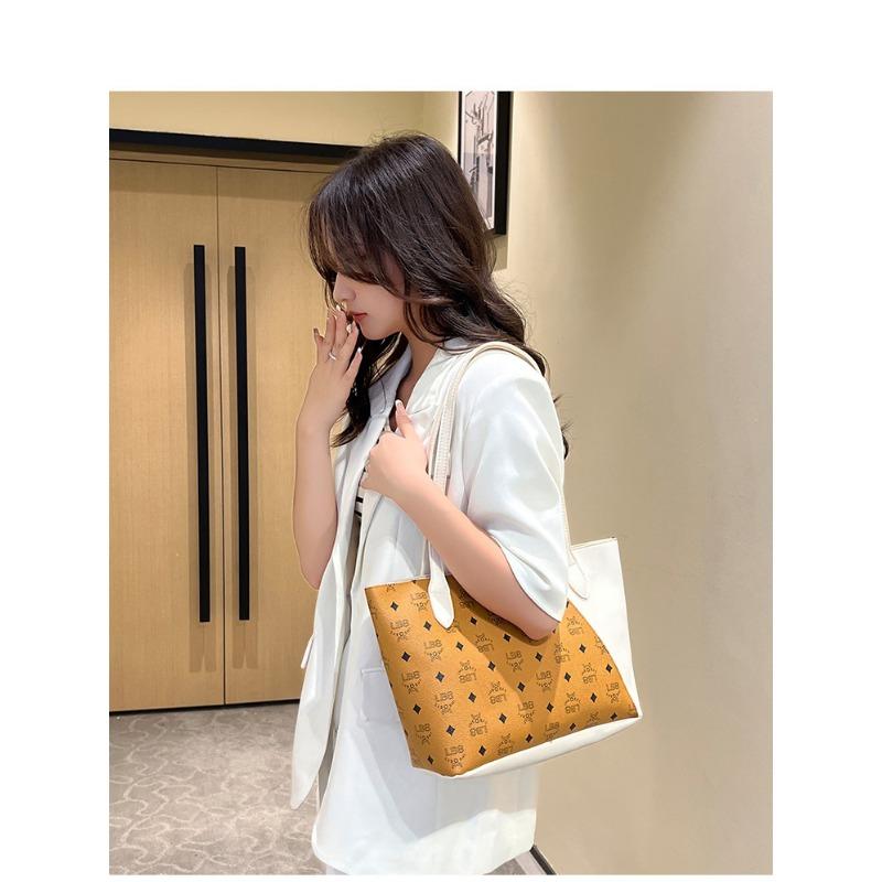 Large Capacity Handbag Women's Single Shoulder European Tote Bag