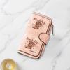 Vintage Cowboy Style Long Wallet Unisex Boot And Hat Print Multifunctional Portable Snap Closure Coin Purse Perfect Birthday Gift For Daily Travel