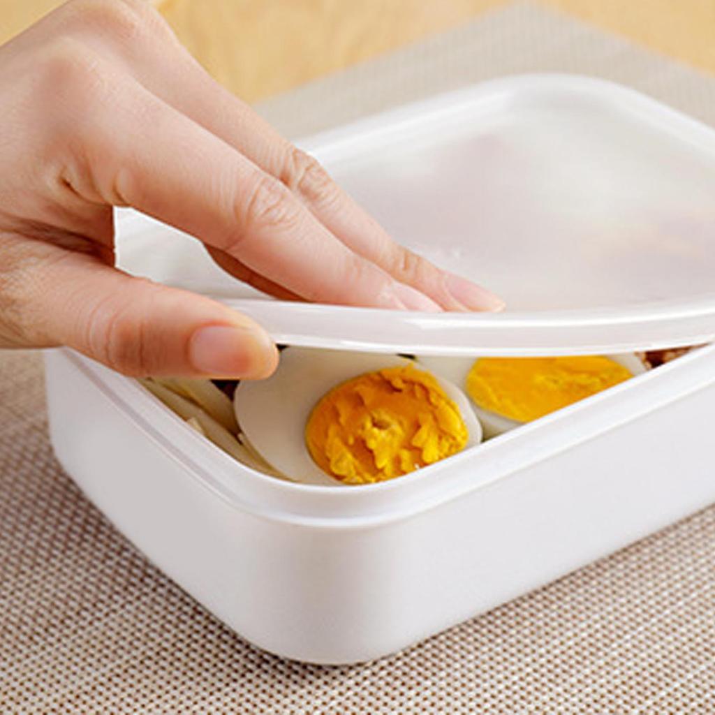 1400ml Food Container with Seal Lid Microwave Safe Leak Proof Rectangular Shaped Food Storage Box
