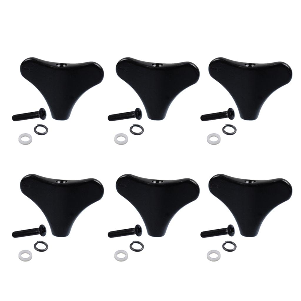 

6pcs/set 4 String Bass Tuners Tuning Pegs Keys Button for precision instrument
