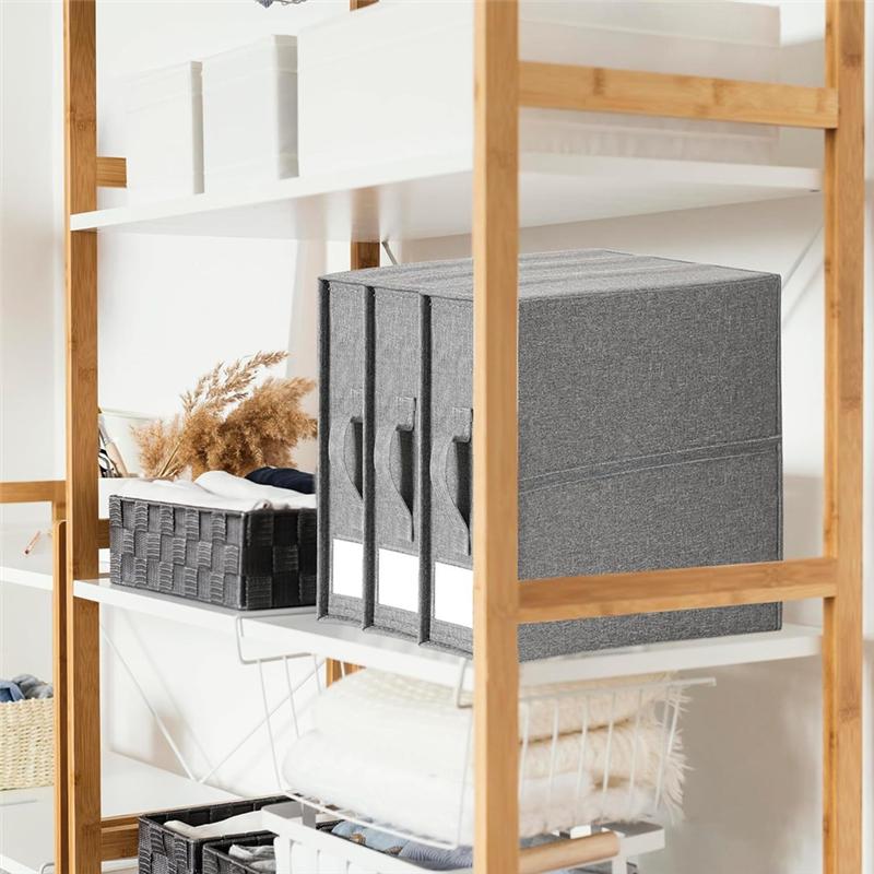 M-Modern-Bed Sheet Set Organizer Large Capacity Folding Bed Sheet Storage Bag For Towels Bed Sheets Duvet Cover, C