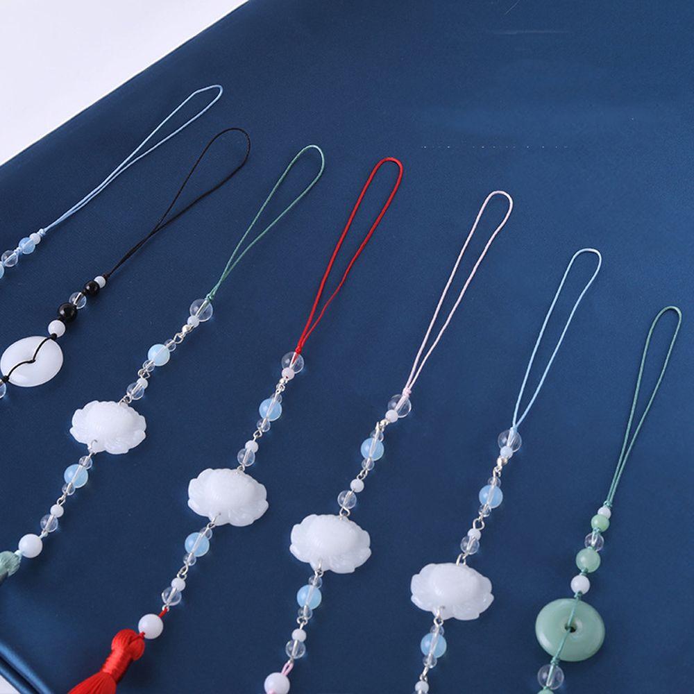 DIY Crafts Imitation  Lotus  Pendant Imitation  Hanging Hanfu Tassel Pendant Waist Pendant