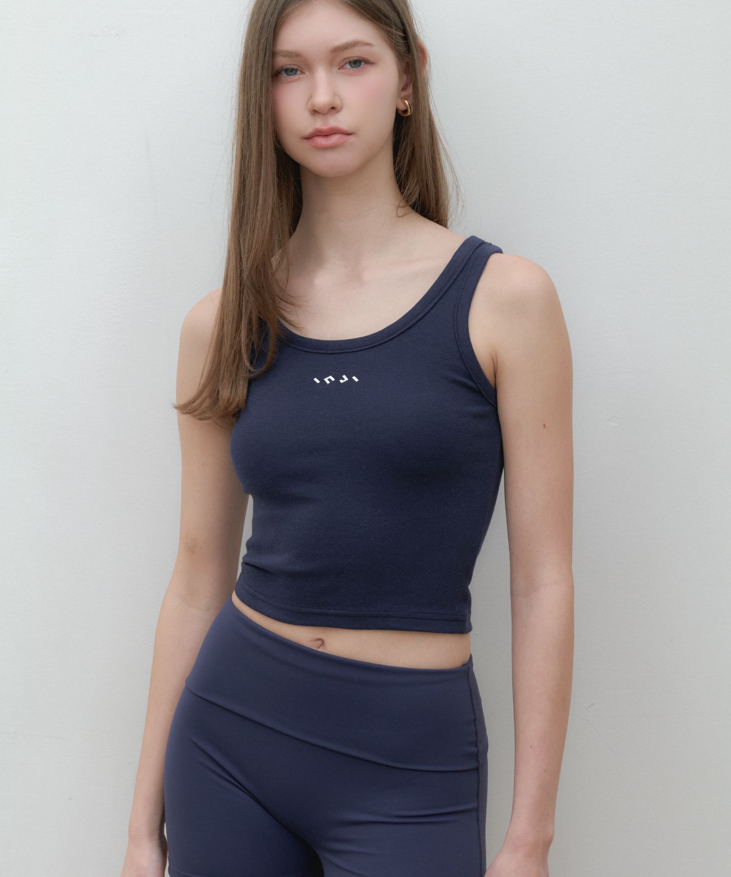 Ingi Active Cotton Classic Tank Navy Navy/One