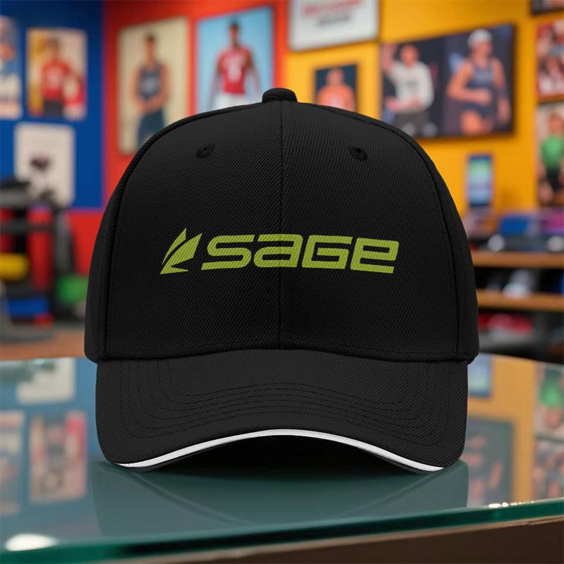1pc of The New 2025 Summer And Autumn Lightweight Baseball Cap for Men And Women Featuring Sage Brand Prints