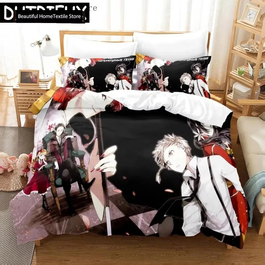 

Одеяло Аниме Аниме Бродячие псы Великого дома Комплекты постельного белья Накахара Осаму Размер Queen King Декор Домашнее постельное белье Comforter (quilt)-EU Single(135*200cm)3pcs