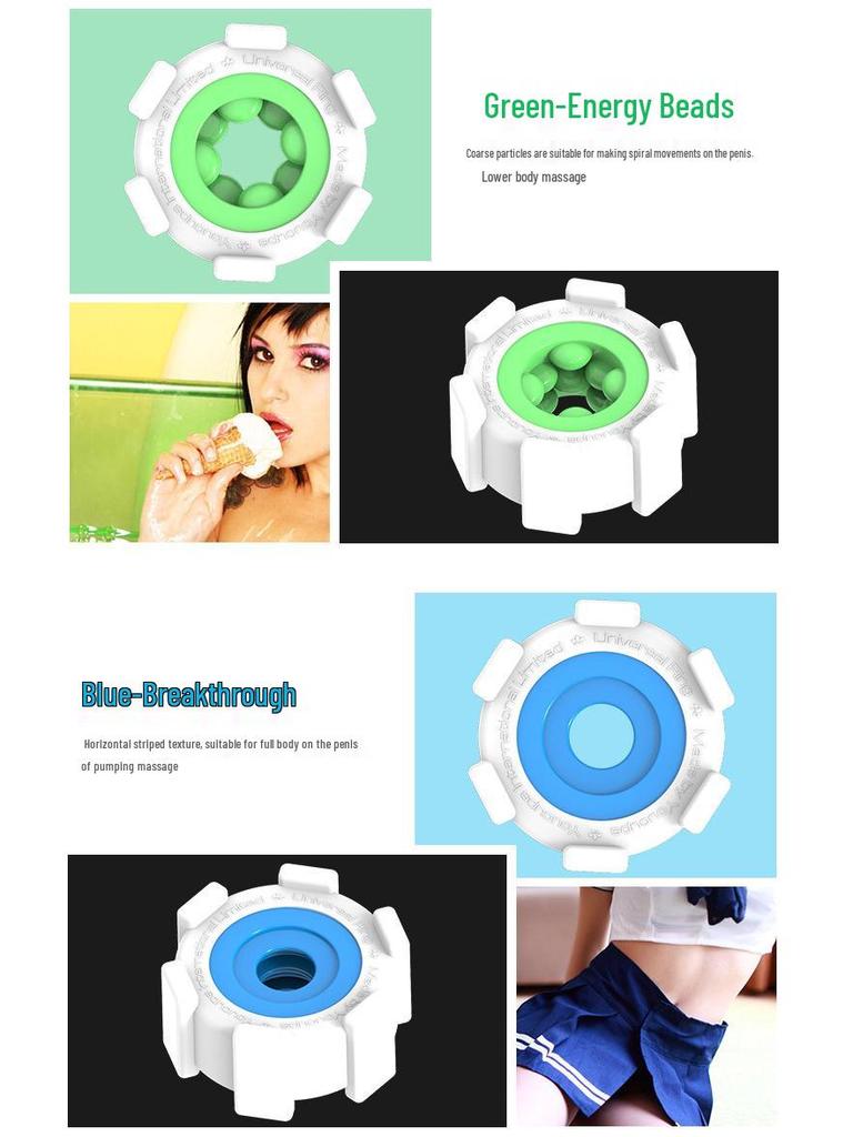 Yokesh Men's Stimulating Masturbation Ring Massager