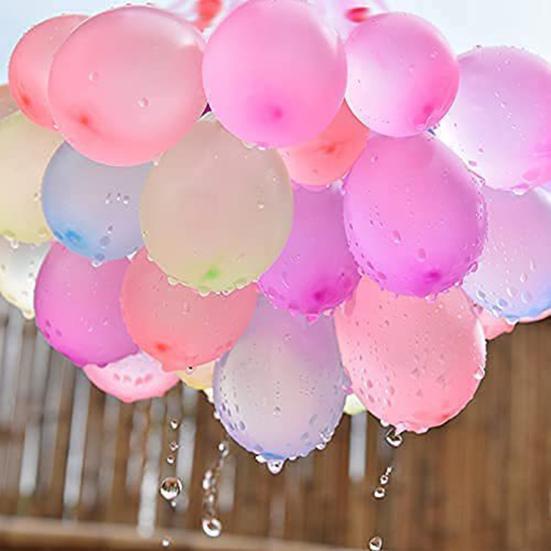 Wasserballon-Pumpe mit 500 Ballons Kreativ Tragbar Leicht Langlebig Vielseitig Robust Jungen Mädchen 3 in 1 Luft Wasserballon