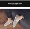 Men's Summer Breathable Linen Slip-On Loafers with Deodorant