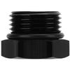Block Off Plug Fitting Adapter Male Hex Steel Universal 4000PSI Black for VehicleAN10