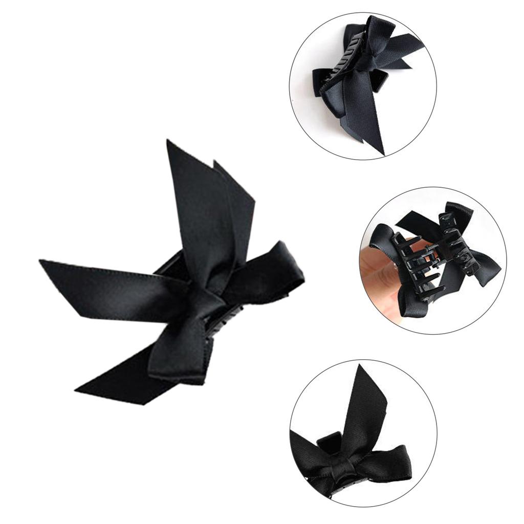 Small Bowknot Hairpin for Women Girls Korean Sweet Bangs Hair Claw DIY Supplies Accessories