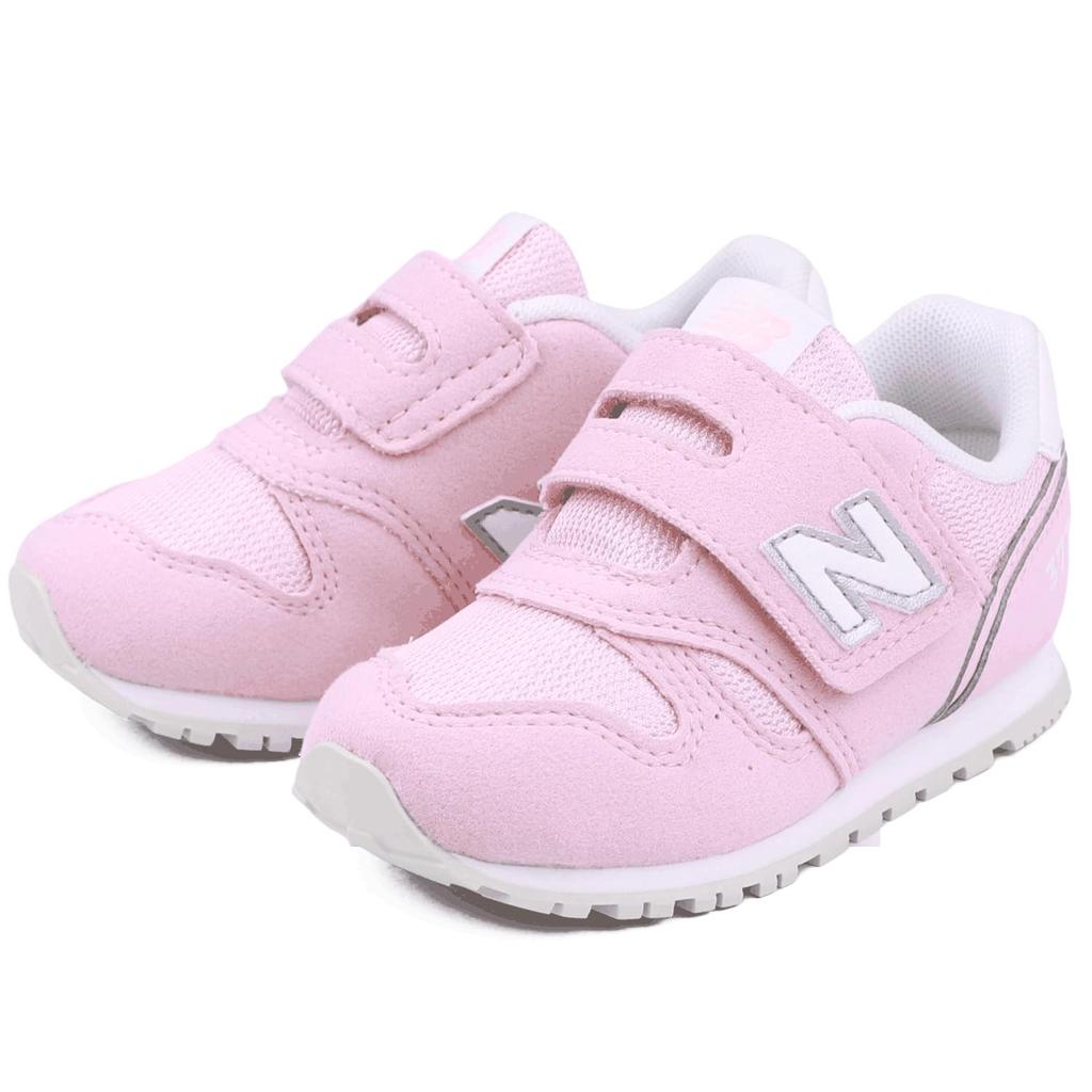 New Balance IZ373 Baby One Size Athletic and School Shoes Sneakers, Belt, Pink, 13.5cm, 730373, Girls'