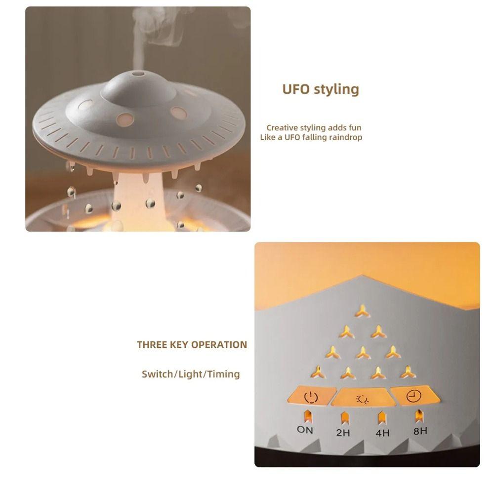 Colorful Light Aroma Air Humidifier Creative Essential Oil Diffuser Landscape Humidifier Bedroom