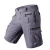 Men's Plus Size Casual Summer Cotton Cargo Shorts with Multi-Pocket Design