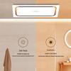 Recessed Bathroom Heater & Ventilation All-in-One: Warm Air, Hair Dryer, Lighting