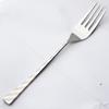 Nagao Dinner Fork Stainless Steel Mirror Laser Processed Made In Japan -Shiro- 18.5cm 18-8