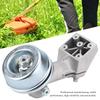 Silver Gearbox Gear Head Metal Brush Cutter Gearbox Durable Replacement Gear Head