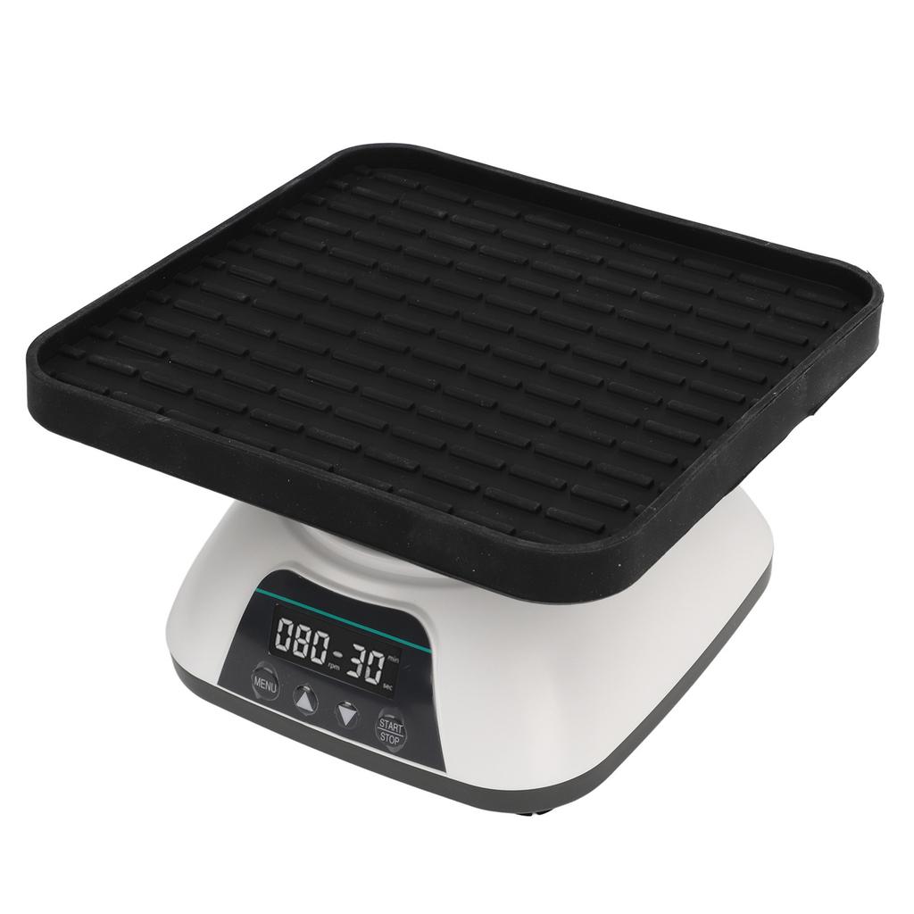 Orbital Shaker Digital Display 10 degrees  Tilting 20‑80RPM Adjustable 10s‑99min Timing 0.8kg Capacity Shaker Table US