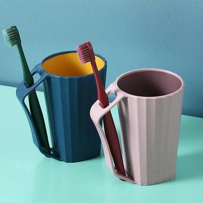 New Minimalist Wash Cup, Student Brushing Cup, Creative Dental Jar Cup, Portable Couple Travel Plastic Cup