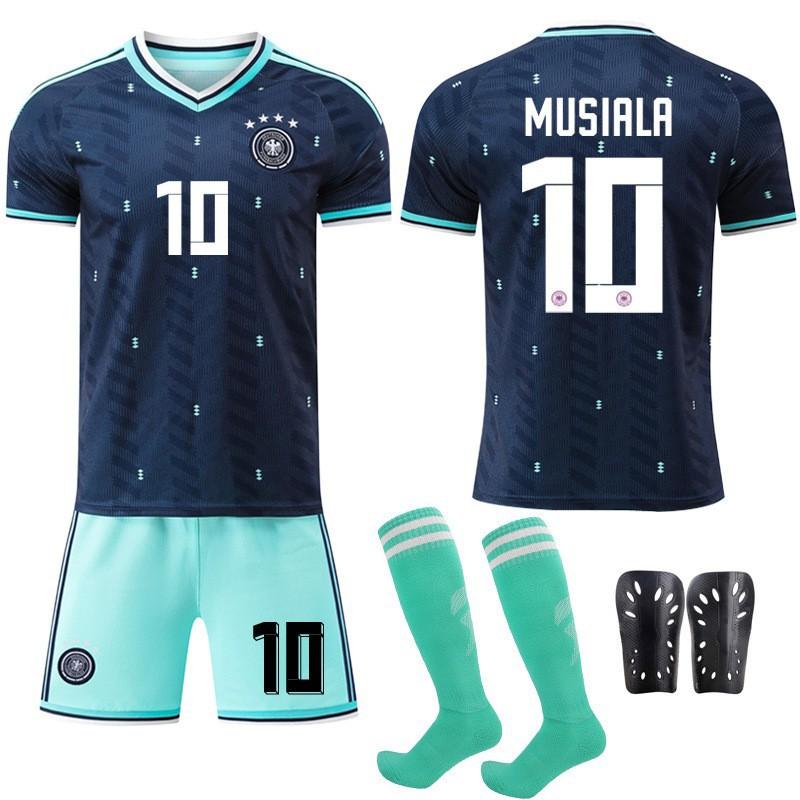 2627 Allemagne Extérieur Coupe du Monde N°. 8 Cross Jersey 7 Hafertz 10 Musiara Combinaison Uniforme de Football Homme
