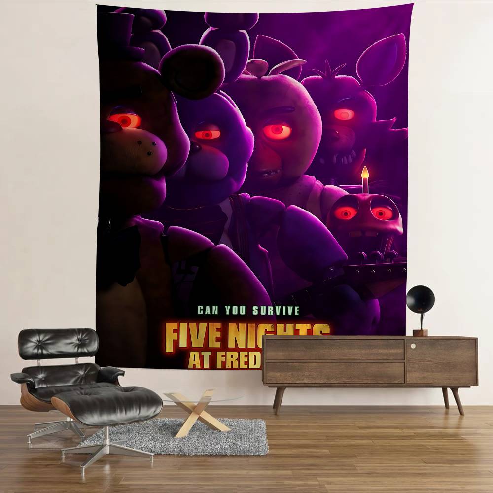 Arazzo da Parete F-Fnaf Anime Fai da Te per Soggiorno Casa Stanza Universitaria Decorazione Arte da Parete Decorazione
