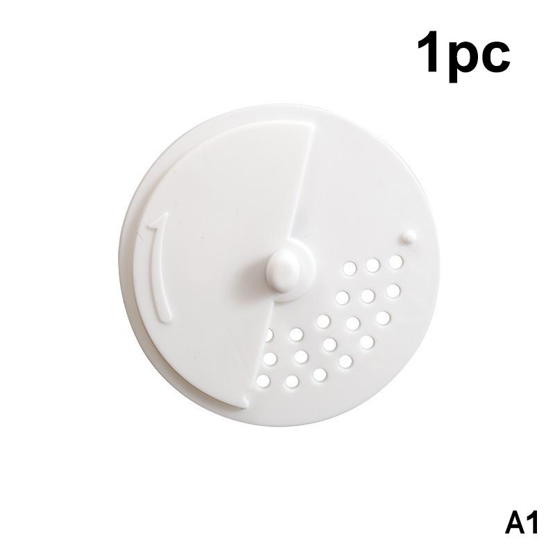 Kitchen Rotatable Anti-odor Drain Cover Hair Filter 1pc With Drain Holes Universal Fit Sink Sewer Lid For Home Bathroom Use