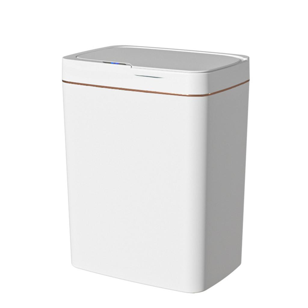 Intelligent Trash Container with Sensors Lid Fashion Automatic Garbage Can for Various Room Placement Trash Bin