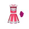 Girls Cheerleading Uniform Kids Stage Performance Outfit School Sports Meet Dance Costume
