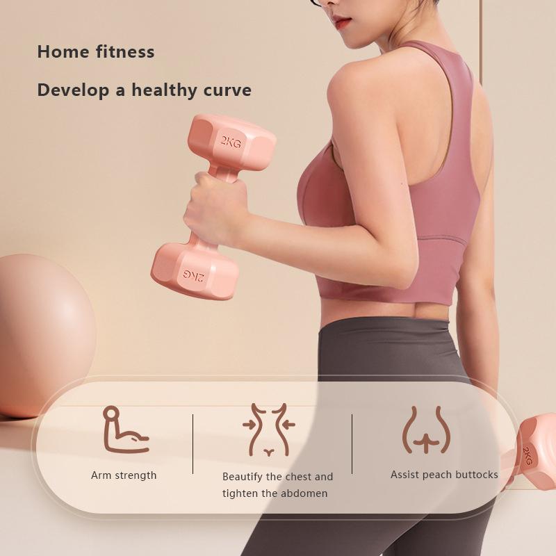 1Pc Frauen Hanteln Fitness Haushaltsgeräte Farbe Fitness Krafttraining Zu Hause Fitnessgeräte Training Sport