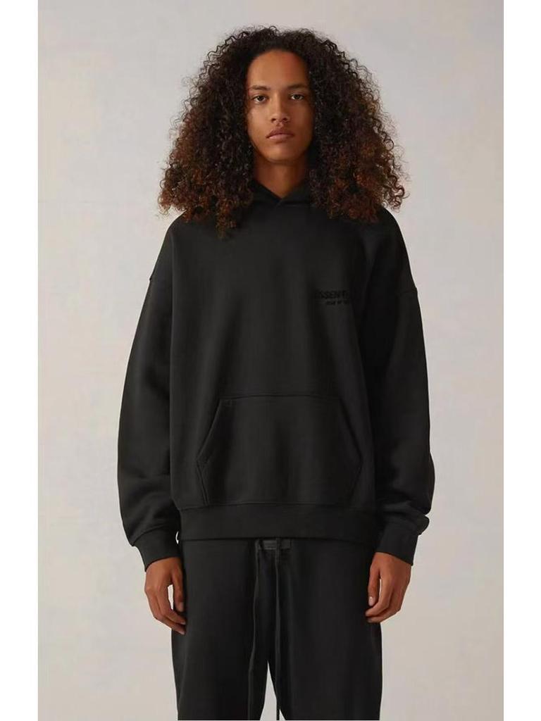 FOG ESSENTIALS Fleece Hoodie Set: High Street Trendy Brand with Original Packaging Bag.