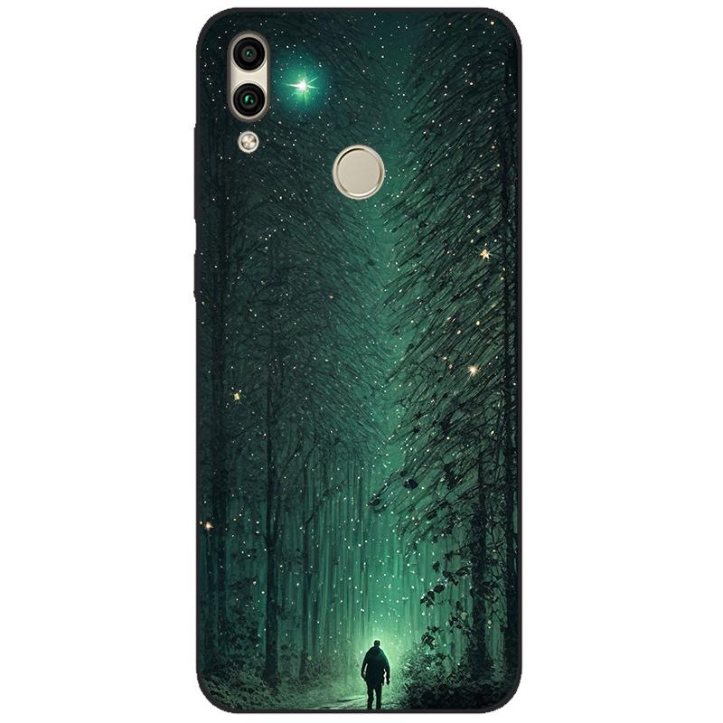 For Huawei Honor 8C 8 C Shockproof Protective Phone Case on Honor 8C Fashion Silicone Cover Honor8C Case 6.26" Honor 8C Case