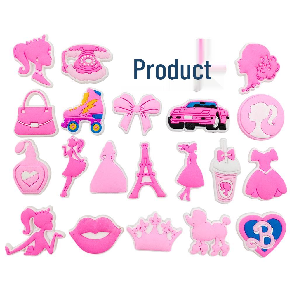 84 Exquisite Anime Shoe Charms: Soft Rubber Buckles for DIY Clogs and Cute Decorations