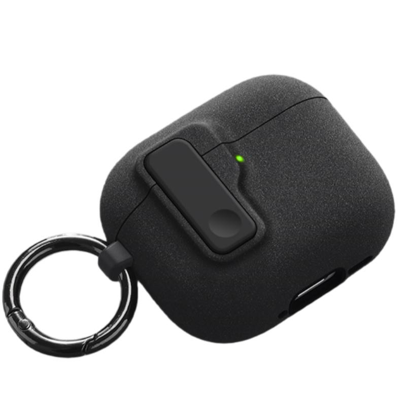 (Sandstone) New Case for Airpods 4th Generation Rugged Protection with Secure Lock for Airpods 4/Pro 2/Pro Case with Cleaner Pen