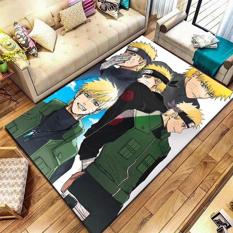 Naruto Evolution Carpet Rug For Living Room Bedroom Home Sofa Decoration,kids Play Nonslip Floor Mat