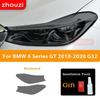 Per BMW Serie 6 F06 F12 F13 M6 GT G32 2 Pezzi Pellicola Protettiva Nera Oscurante per Fari Auto Adesivo Vinile Trasparente TPU Accessori