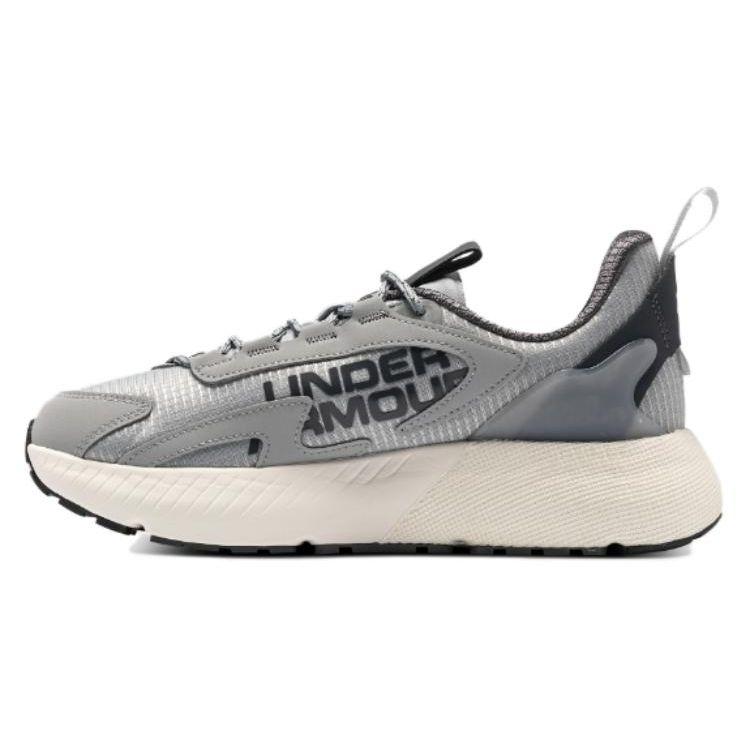 Under Armour Unisex UA HOVR Mega 2 MVMNT Running Shoes Grey Black 3026629-105 37.5