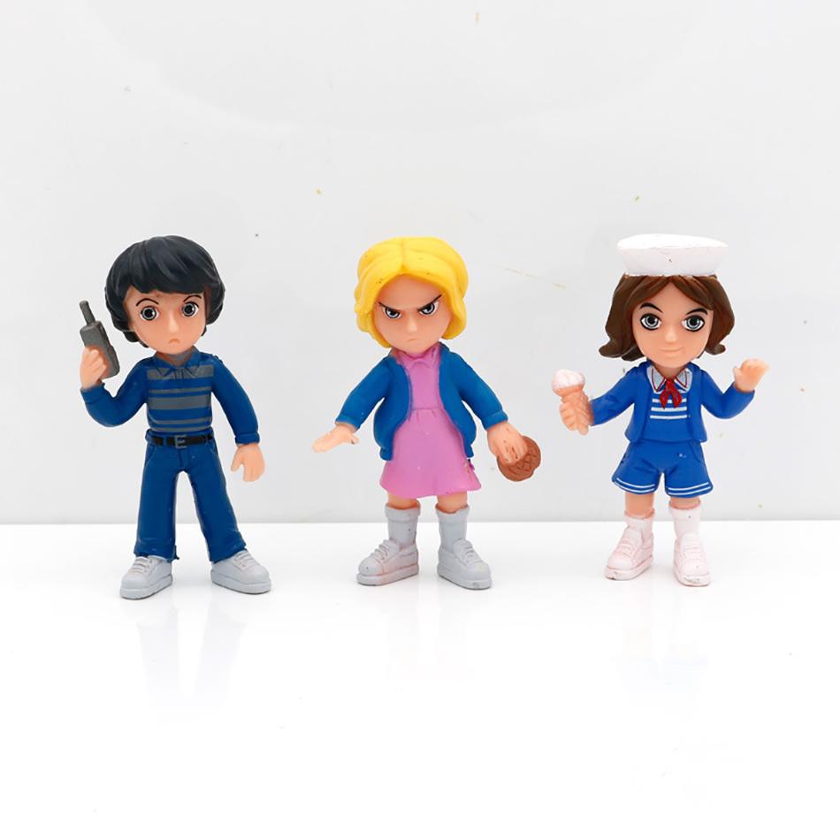 6 Stück/Set Figurenstil Puppen Eleven Monströse Humanoide Figur PVC Anime Figuren Sammlung Niedliche Spielzeuge für Kinder Weihnachten