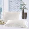 2pcs Queen  Satin Silk Pillow Case for Hair And Skin  Sets with Envelope Closure Sateen Cover Protect Slippy Bedding