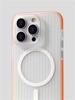 Corrugated Pattern For Magsafe Magnetic Wireless Charge Case For iPhone 15 14 13 12 16ProMax Non-slip Bumper Hard PC Matte Cover