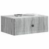 Nightstand Grey Sonoma 49 x 34.5 x 20 cm Engineered Wood