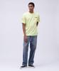 AVIREX NAVAL POCKET T-SHIRT Men's M Lemon 783-5934011