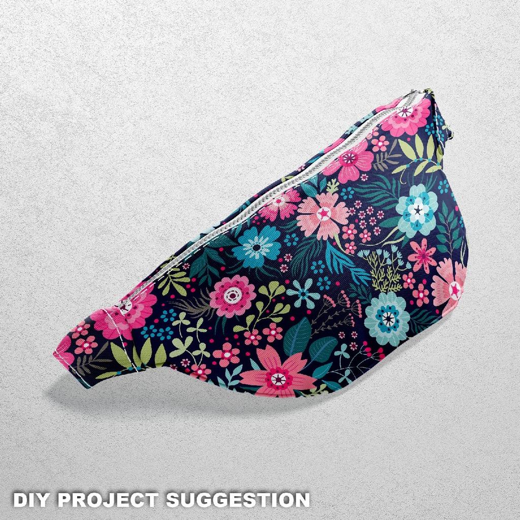 Outdoor Dekostoffe Oxford - Motiv Kleine Bunte Blumen I Dx444